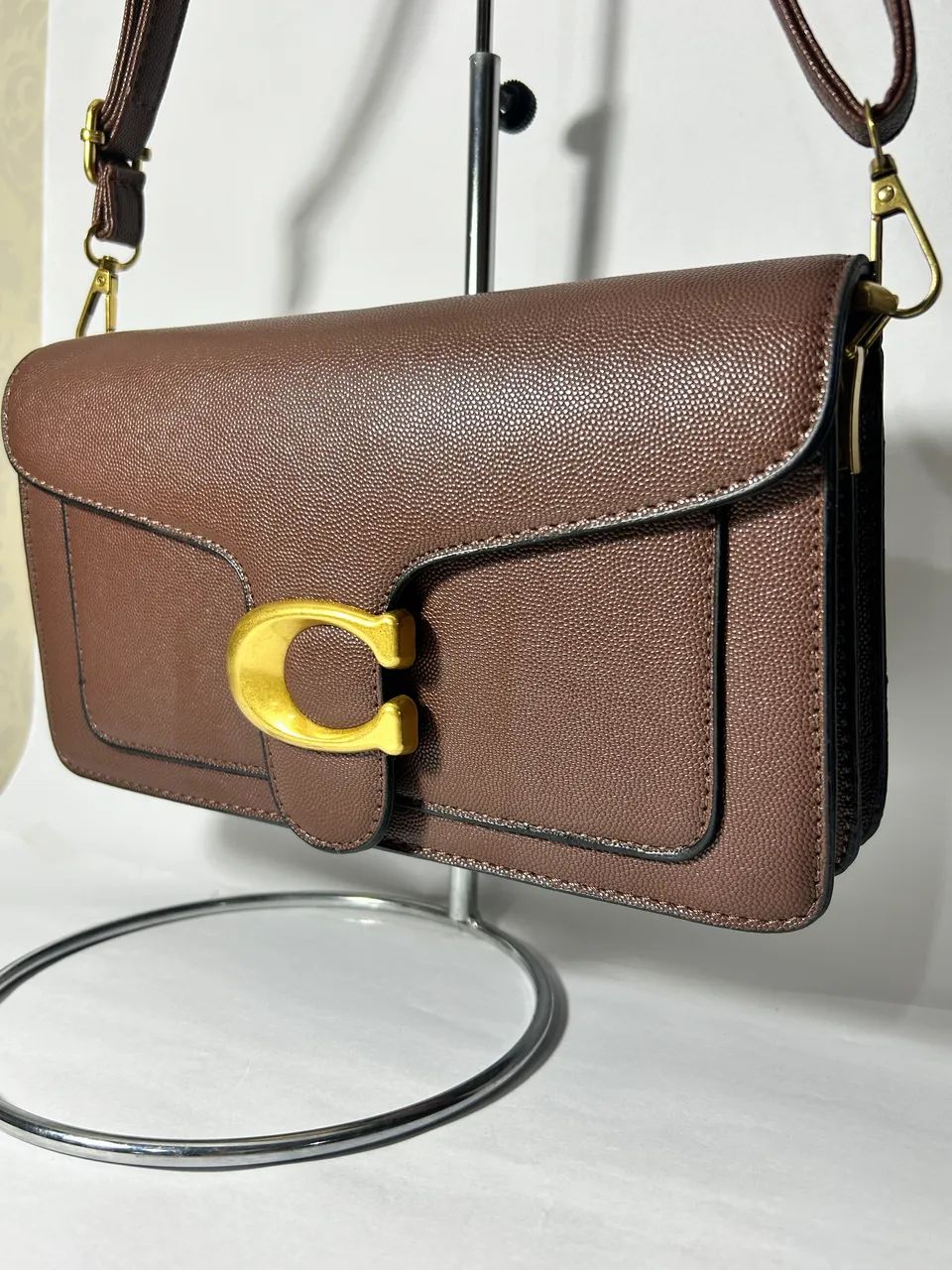 Bolsa coach marrom  - Foto 3
