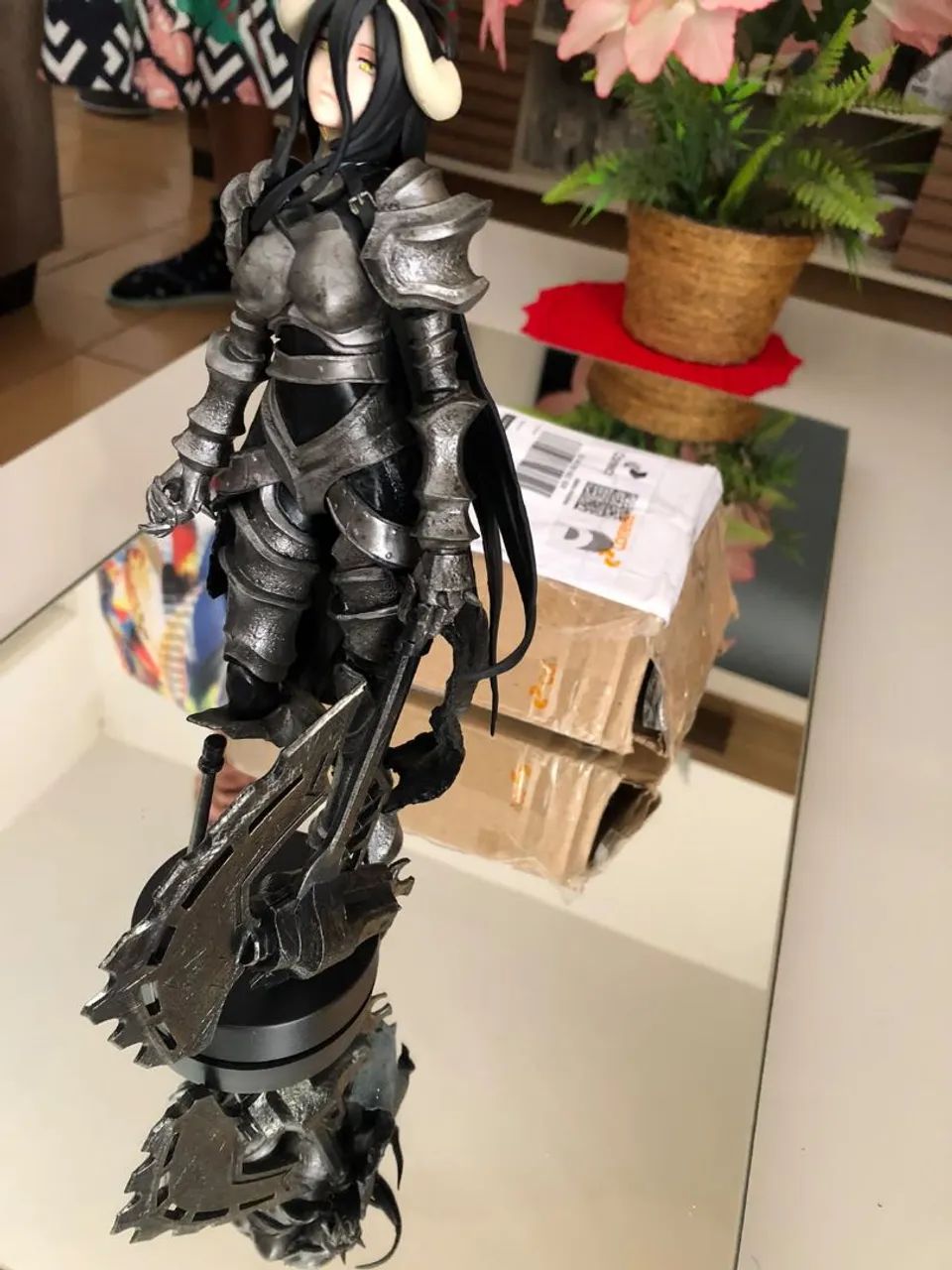 Dois animes estátua Albedo, do anime Overlord. - Foto 3