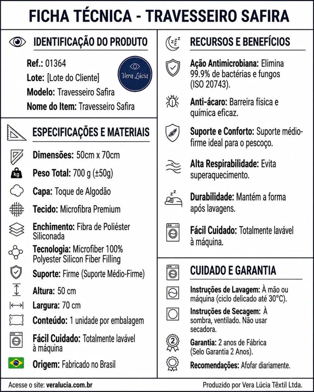 Travesseiro safira e vácuo  - Foto 3