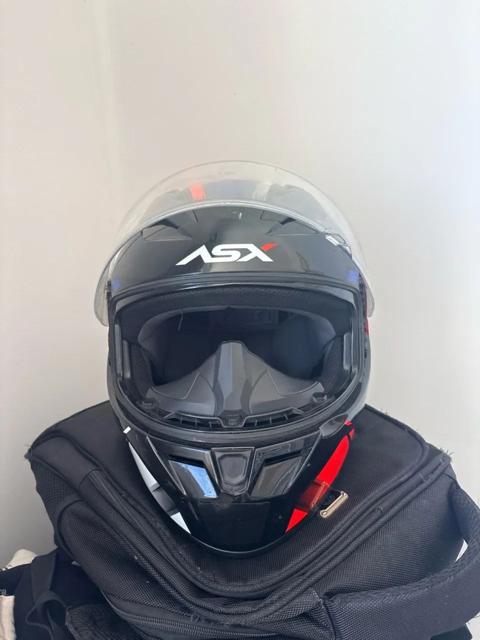 Capacete de moto da marca ASX - Foto 2