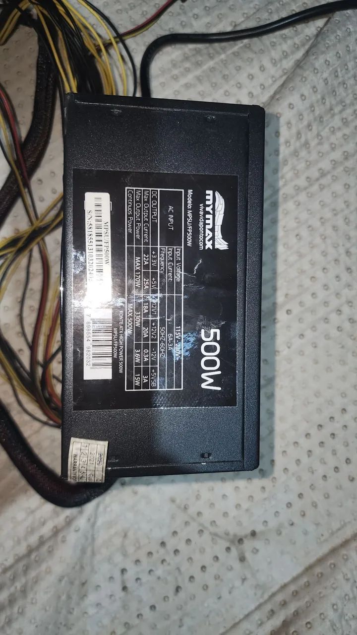 Fonte para computador mancer 500w - Foto 2