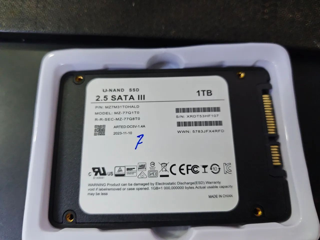 SSD Sata III 1 terabyte  - Foto 2