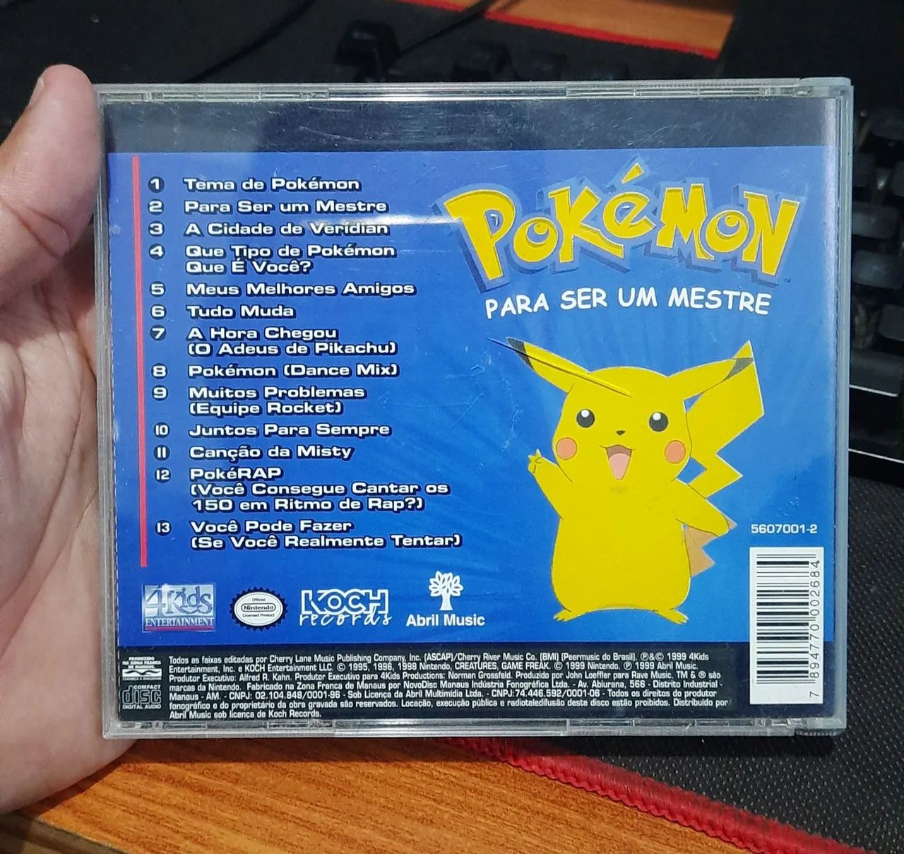 CD Pokémon - Para ser um mestre - Completo e sem riscos. - Foto 2