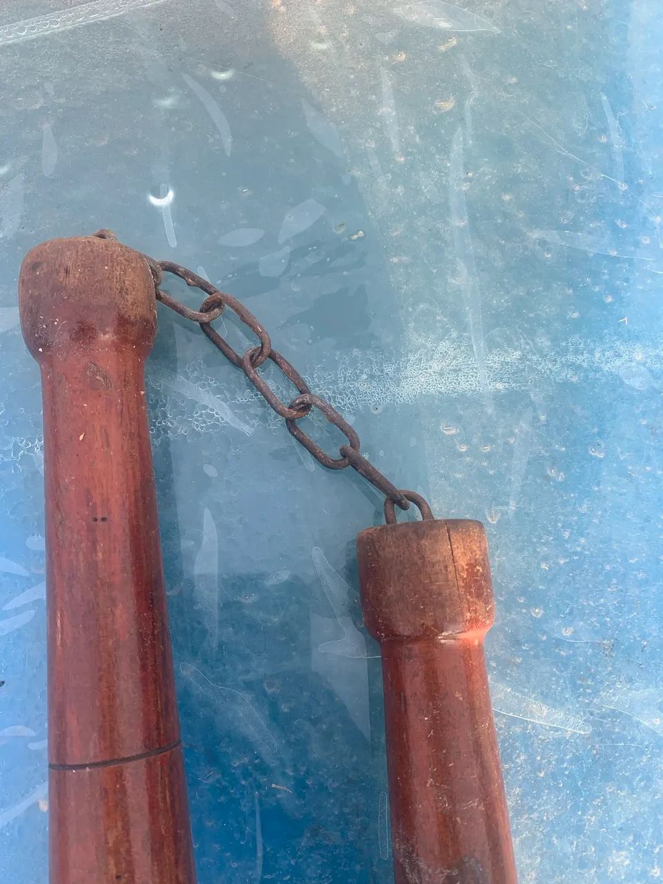 Nunchaku de Madeira - Ótimo pTreino e Coleção - Foto 4