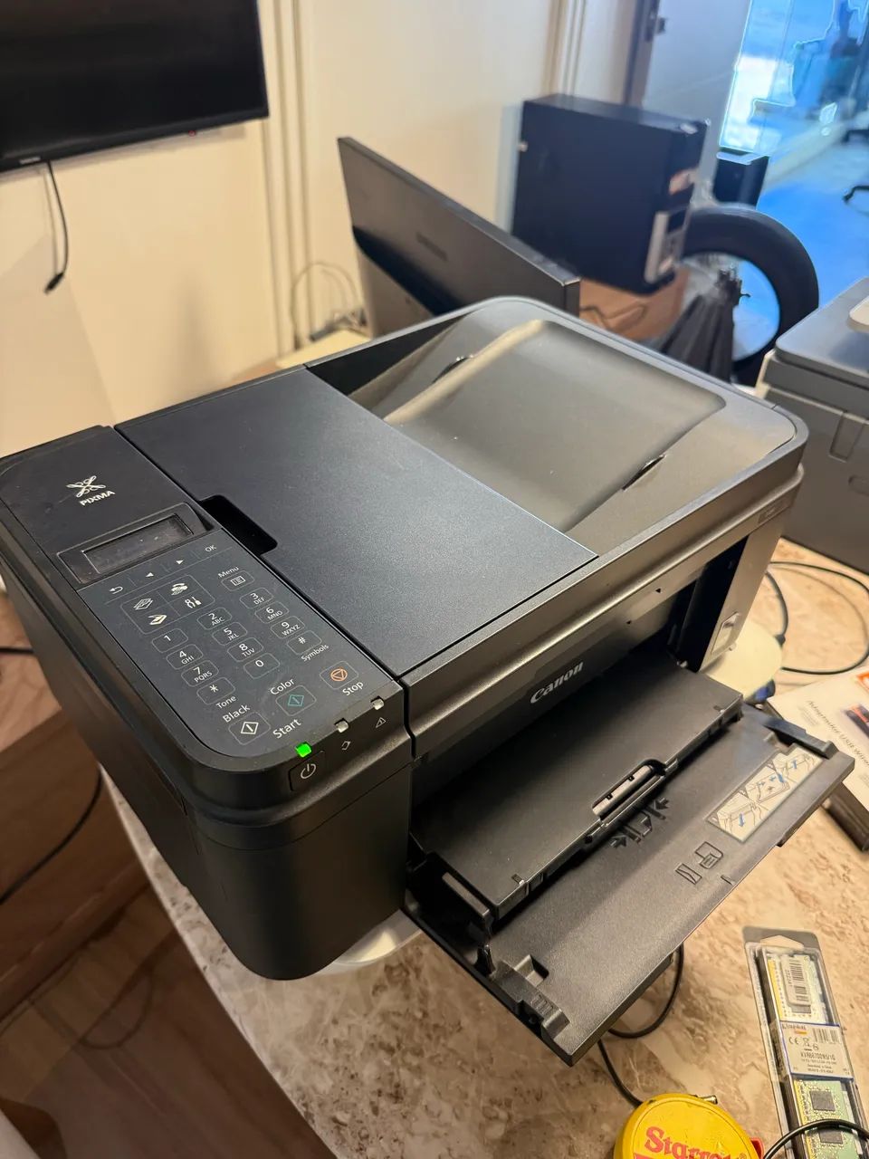 Impressora Multifuncional Canon PIXMA E481 com Wi Fi e Fax - Foto 5