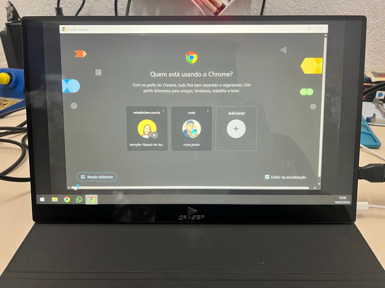 Monitor portátil grasep