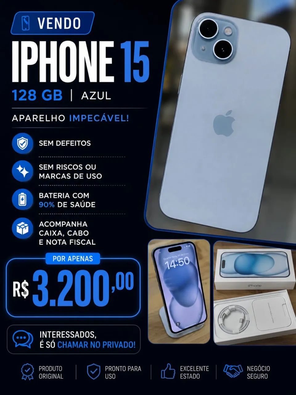 iPhone 15 - 128 GB - Foto 4