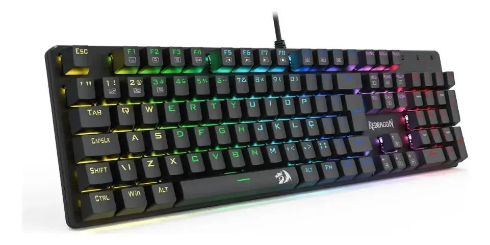 Teclado Redragon Sindri Rainbow K671 (PT-BROWN)