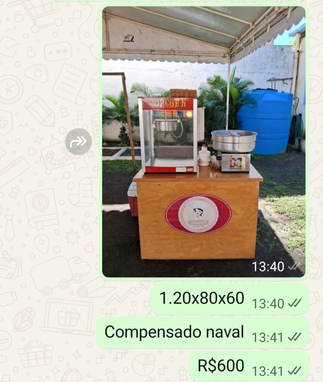 Balcao madeira - Foto 2