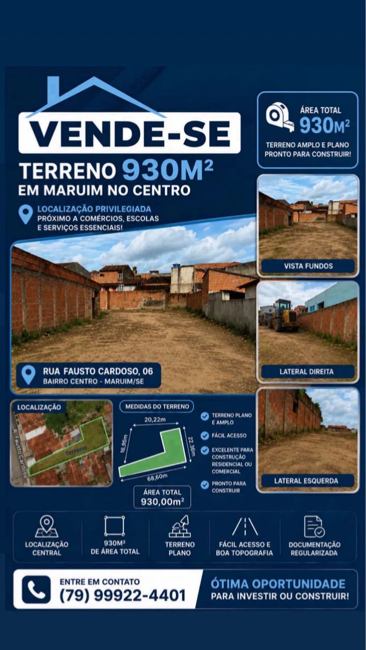 Terreno no centro