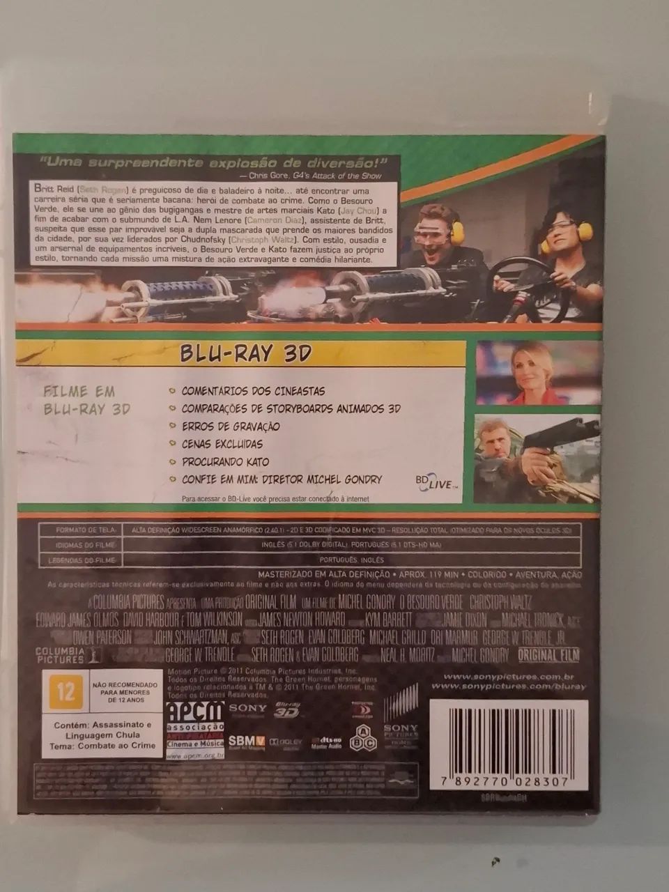Blu-ray 3D - Besouro Verde - Foto 2
