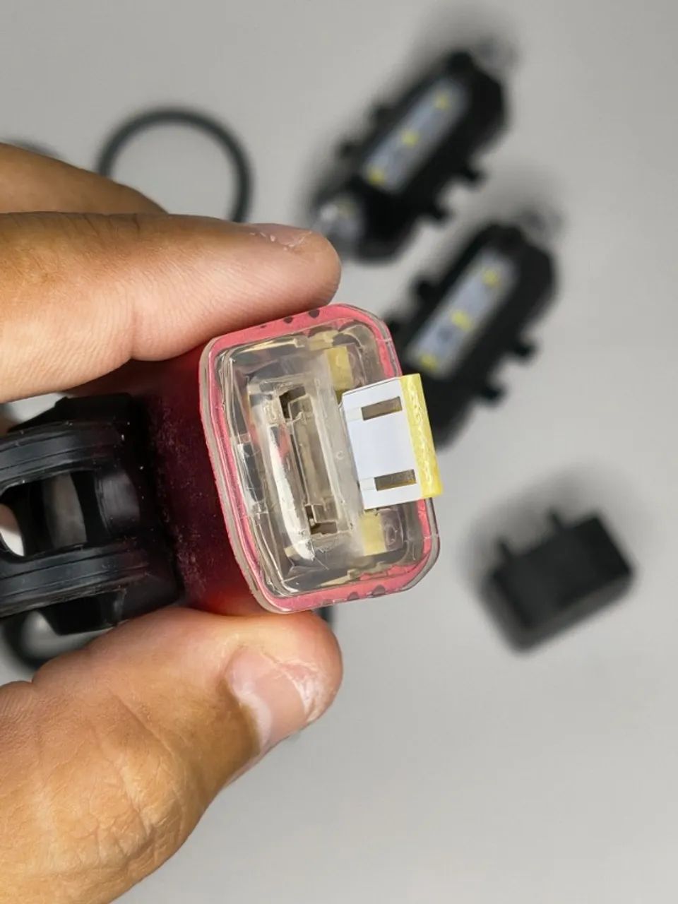 Kit Lanterna Para Bicicleta Sinalizador Farol Bike Recarregável - Pronta Entrega - Foto 3