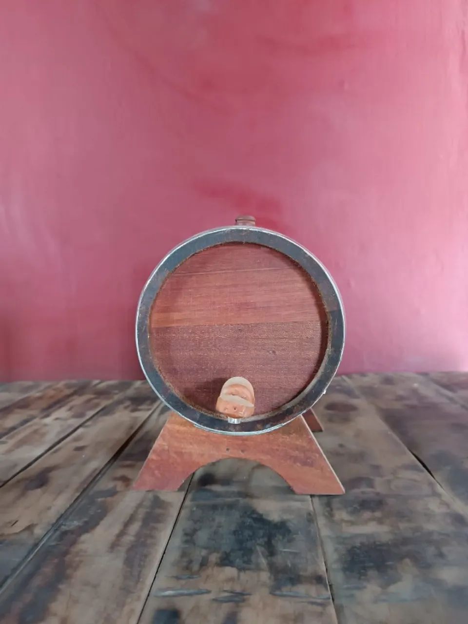  Barril Para Cachaça de Madeira Jequitibá Rosa 2 Litros (Já Curtido) - Foto 3