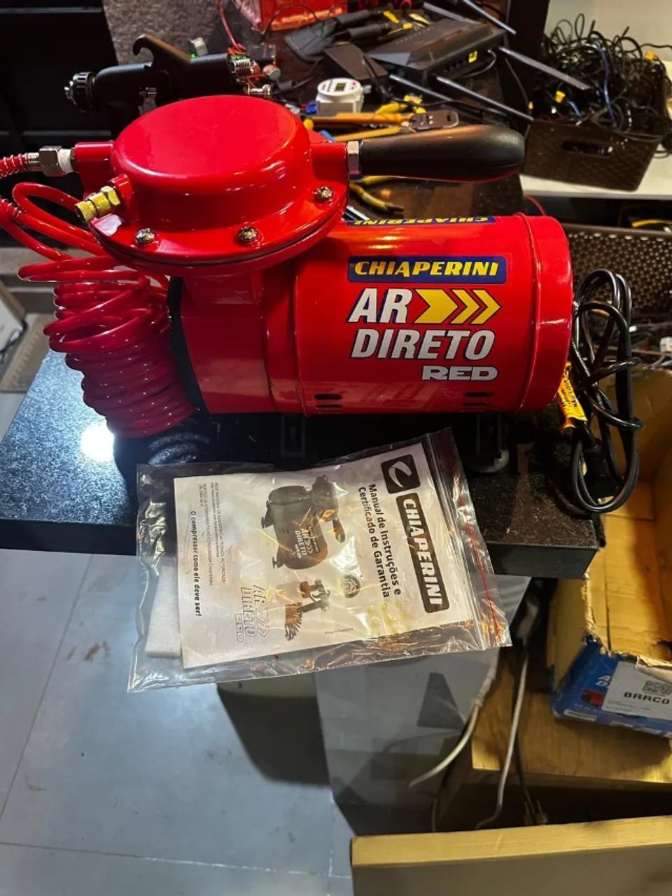 Tufão Compressor De Ar Direto Com Kit Pistola De Pintura 110v