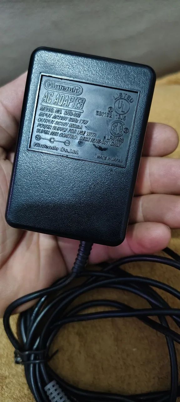 fonte de super Nintendo original 120v - Foto 3
