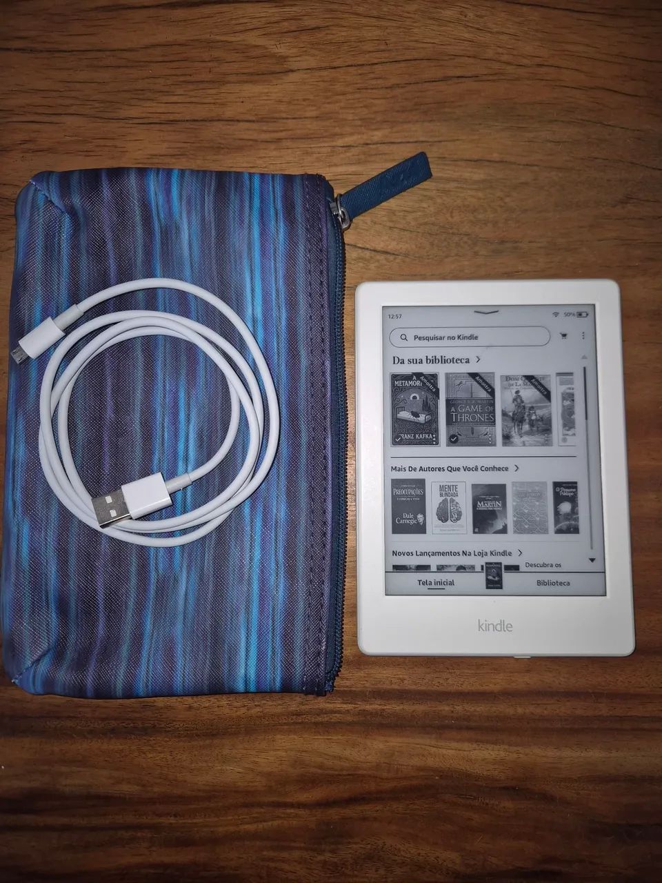 Kindle 8 Geração. Estojo e cabo - Foto 2