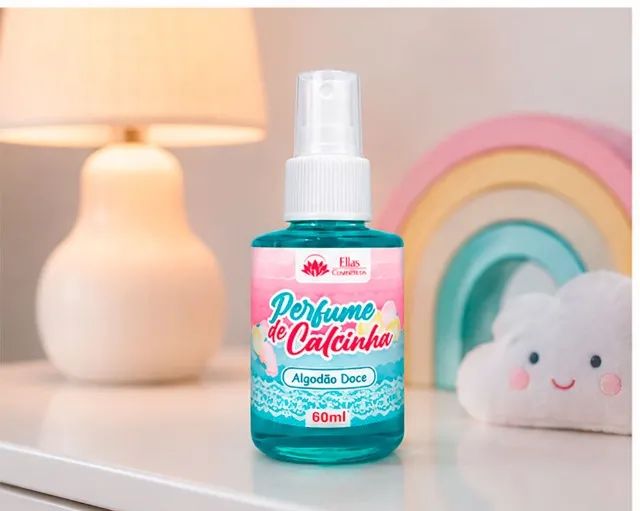 Perfume De Calcinha Algodão Doce 60 ml Ellas Cosméticos 30 ml - CM00026 - Foto 3