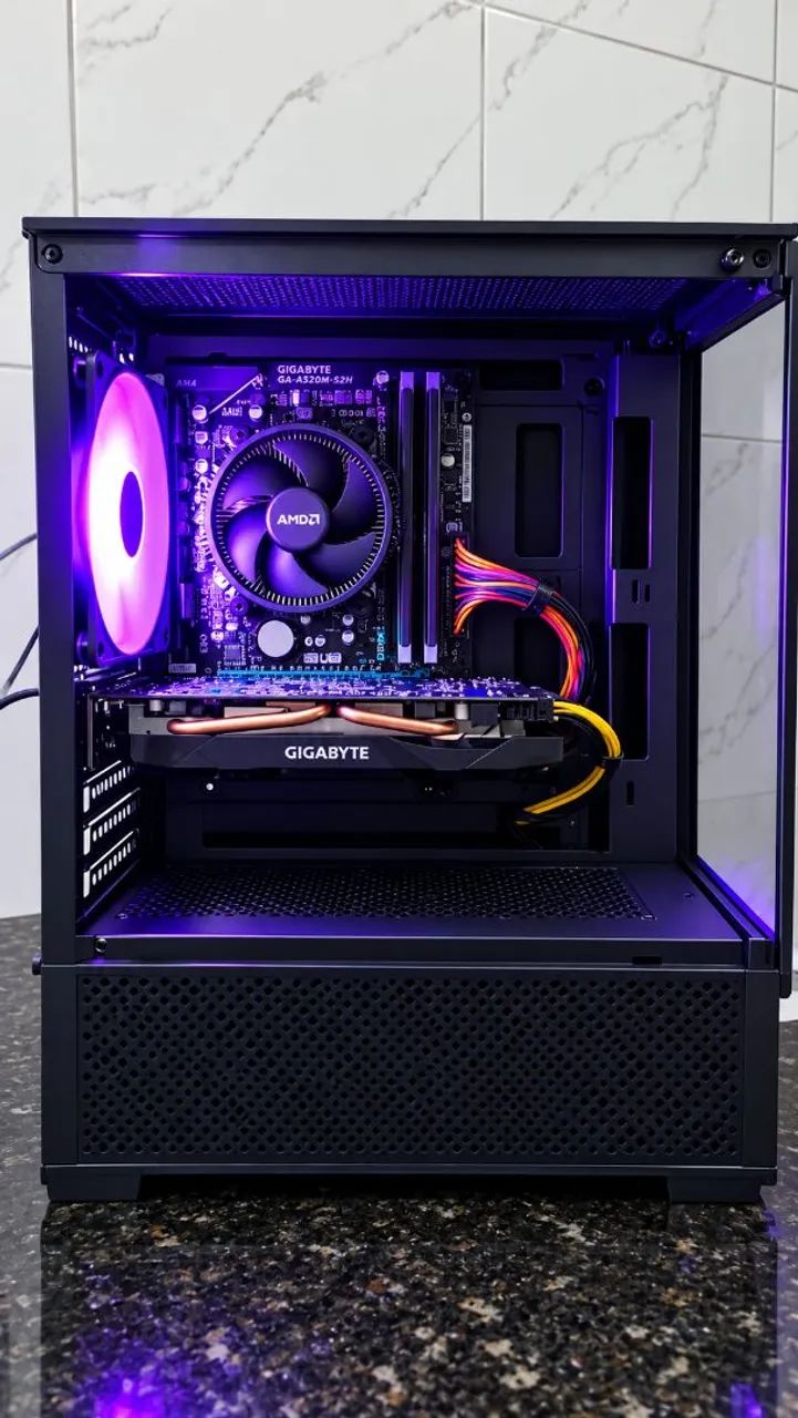 Pc gamer completo / intel i7 /Placa de vídeo AMD Radeon  / SSD 