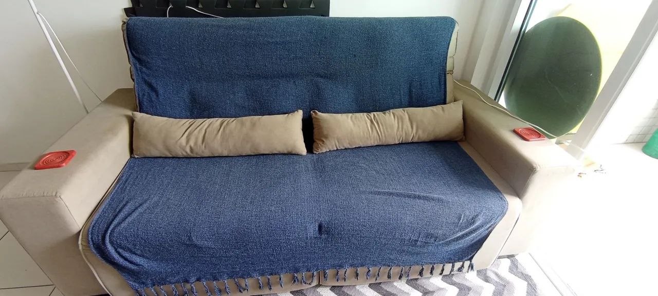 Sofá retrátil 2m em perfeito estado - Foto 4