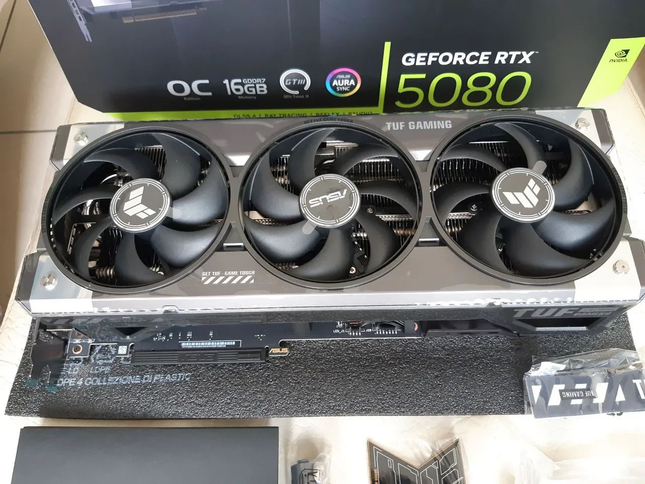 RTX 5080 ASUS TUF (*ACEITO TROCAS*) POSSUI NOTA FISCAL E GARANTIA, SOU DE BH MG  NÂO ENVIO - Foto 5