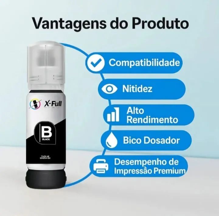 Tinta Compatível Xfull p/ Epson valor unidade