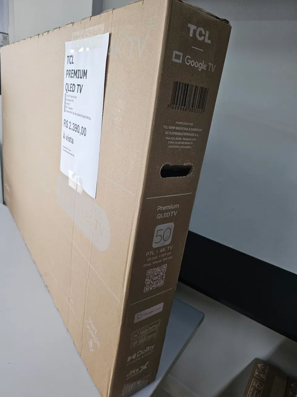 SmartTv Android TCL Qled 50" LACRADA - Foto 3