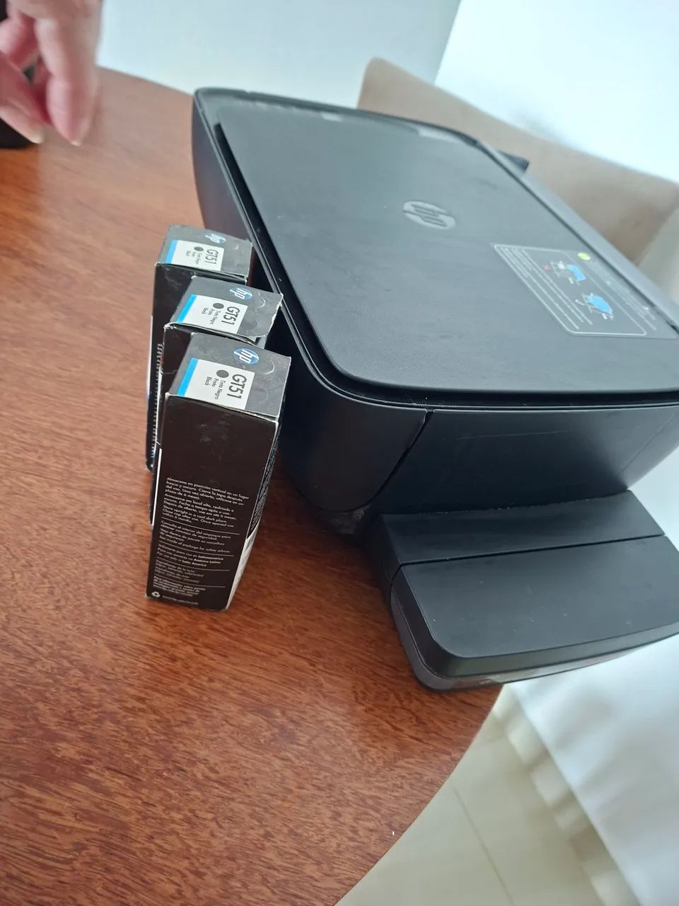 Impressora HP COM 3 UND. TINTA PRETA