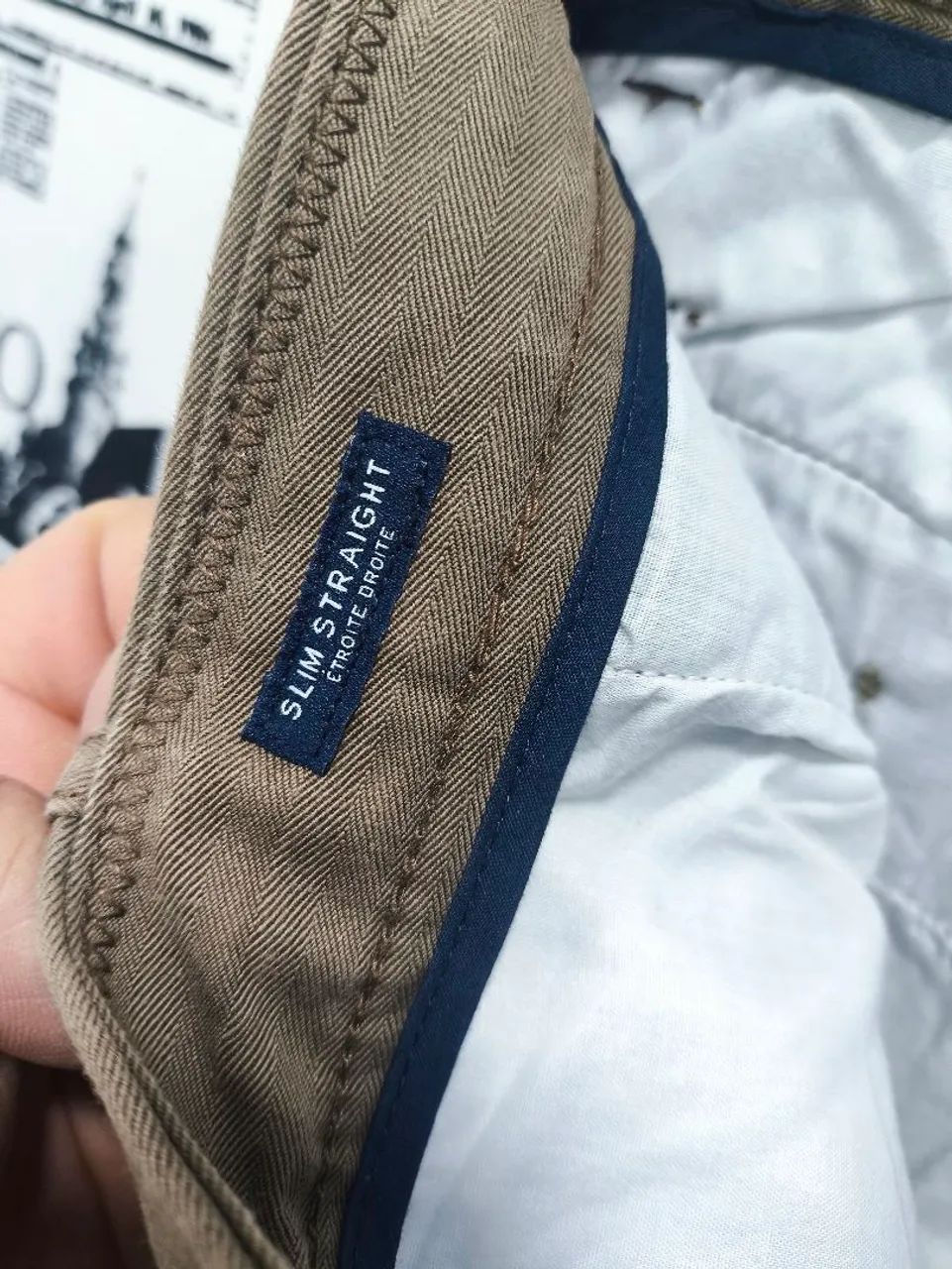 Calça Tommy Hilfiger Sarja Tam 40 Cód 4596 Usado/Original  - Foto 5