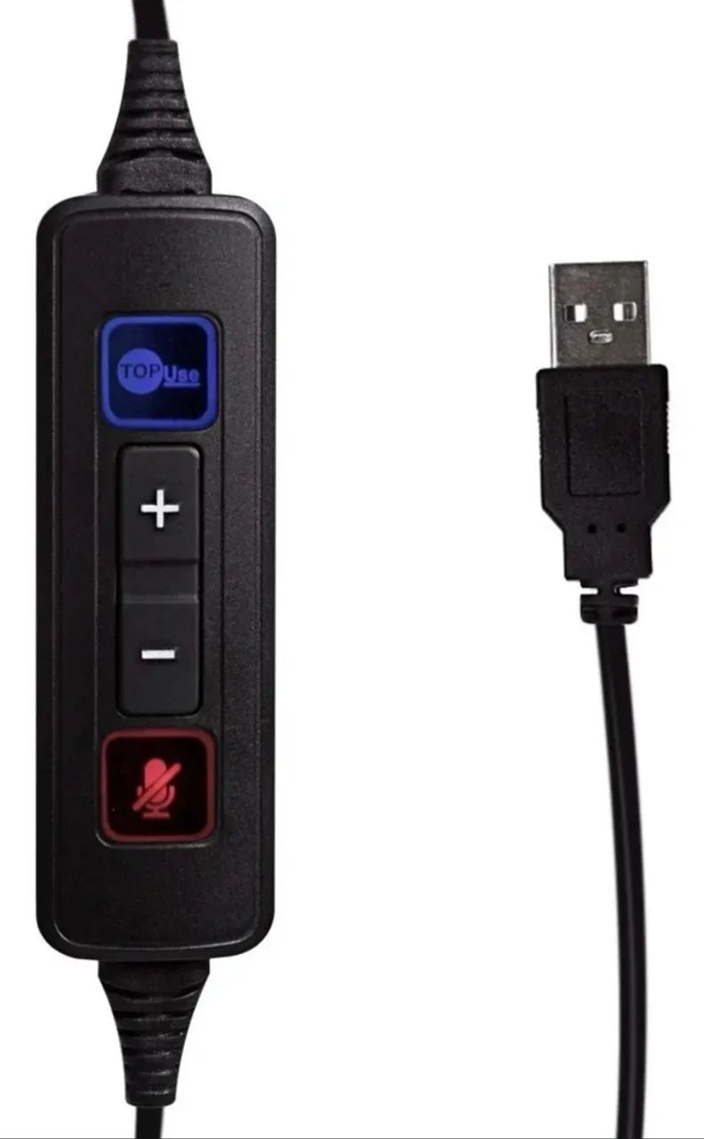 Headset Usb Com Cancelador De Ruídos - Topuse - Foto 4
