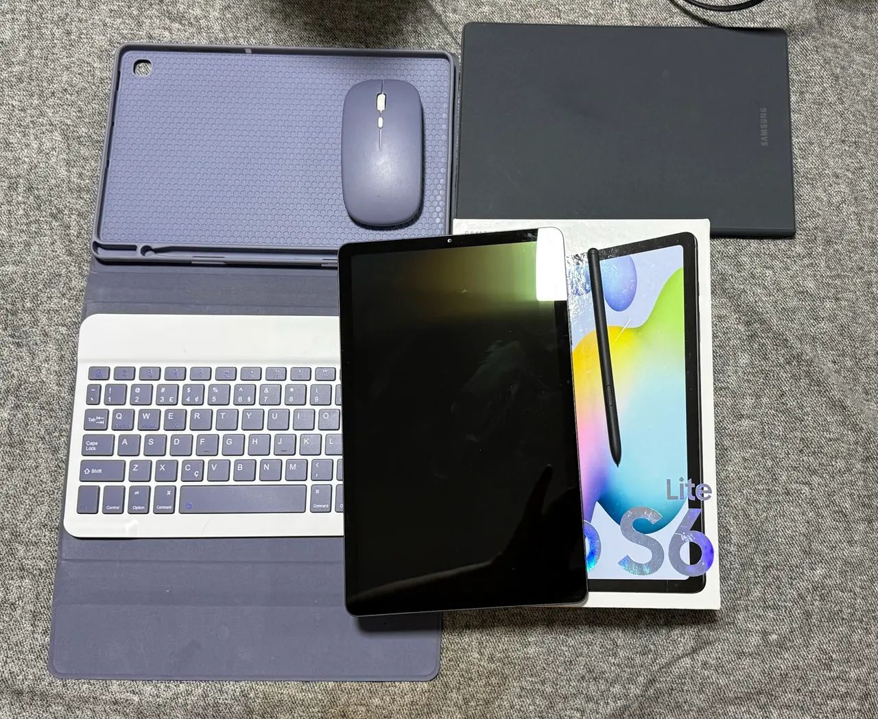 ? SAMSUNG GALAXY TAB S6 LITE + S PEN + ACESSÓRIOS