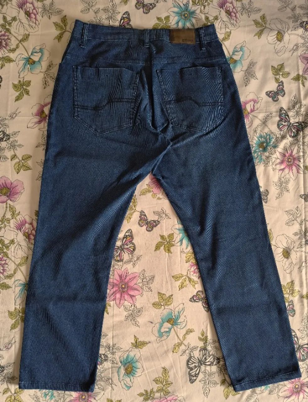   Calça Individual em Cotelê - tam. 44 (possui ajustes) - Foto 2