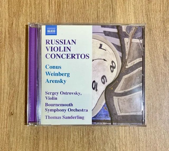 蟋蟀「蟋蟀」ベストアルバム CD Russian Violin Concertos (Conus/Weinberg/Arensky) Naxos Records