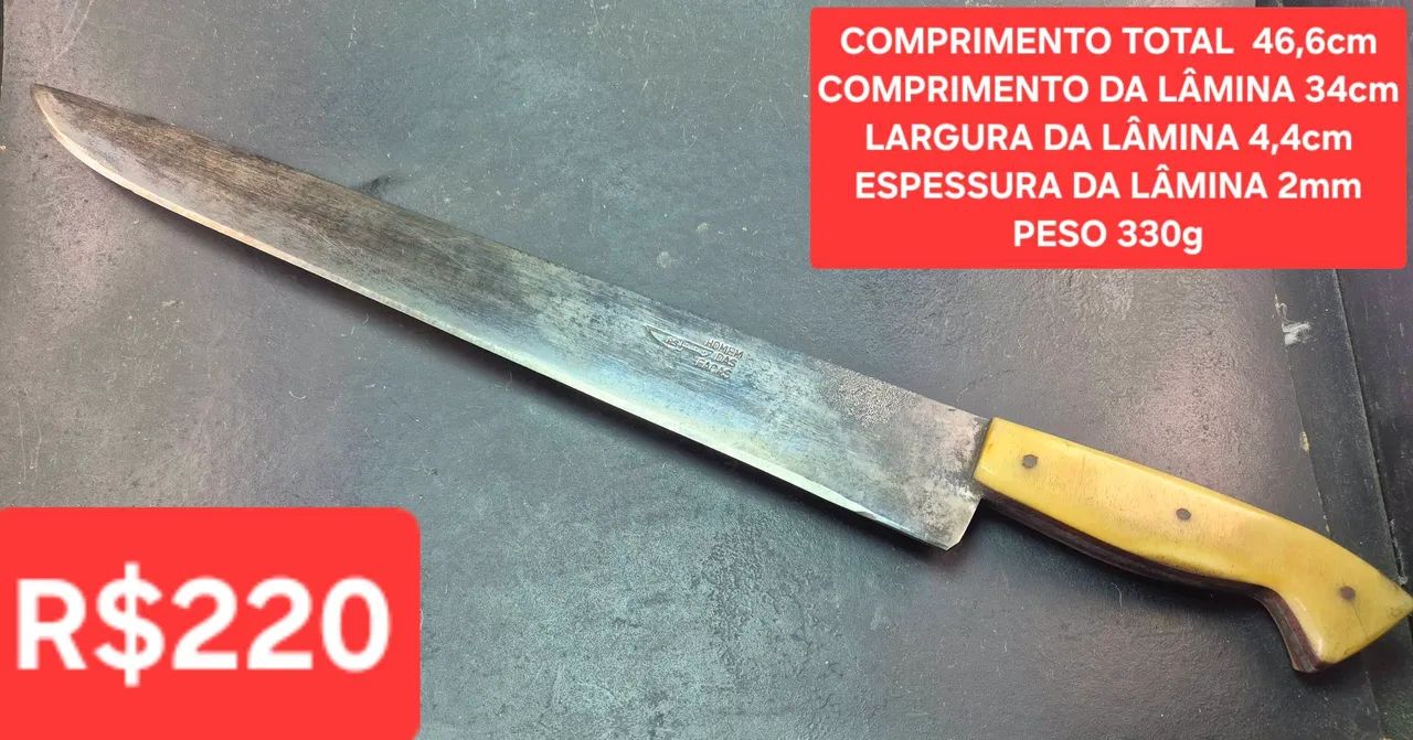 ANTIGA FACA TÍPICA GAÚCHA