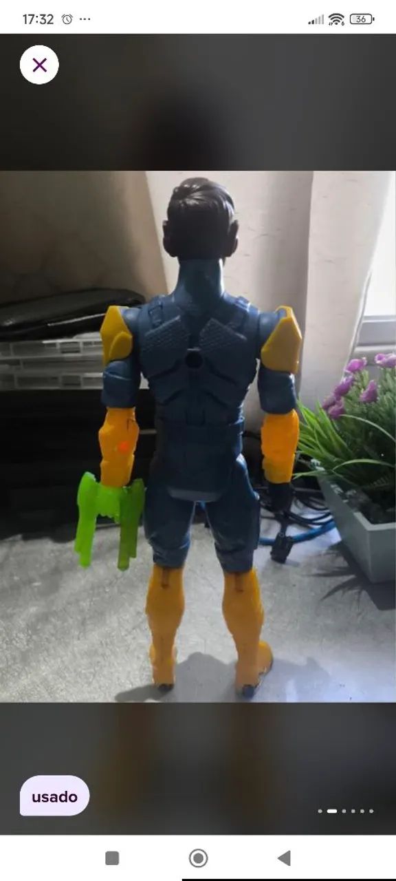 Boneco Max steel 30 cm Mattel  - Foto 2