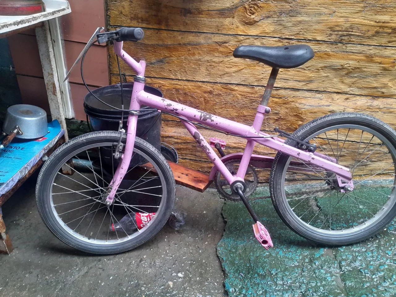 Bicicleta usada aro 20 infantil 