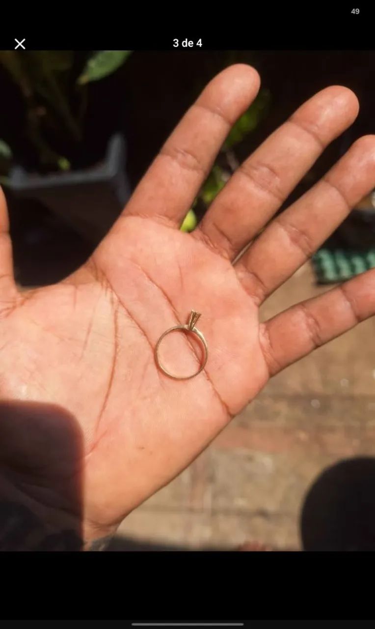 Vendo anel de ouro tamanho 17 - Foto 2