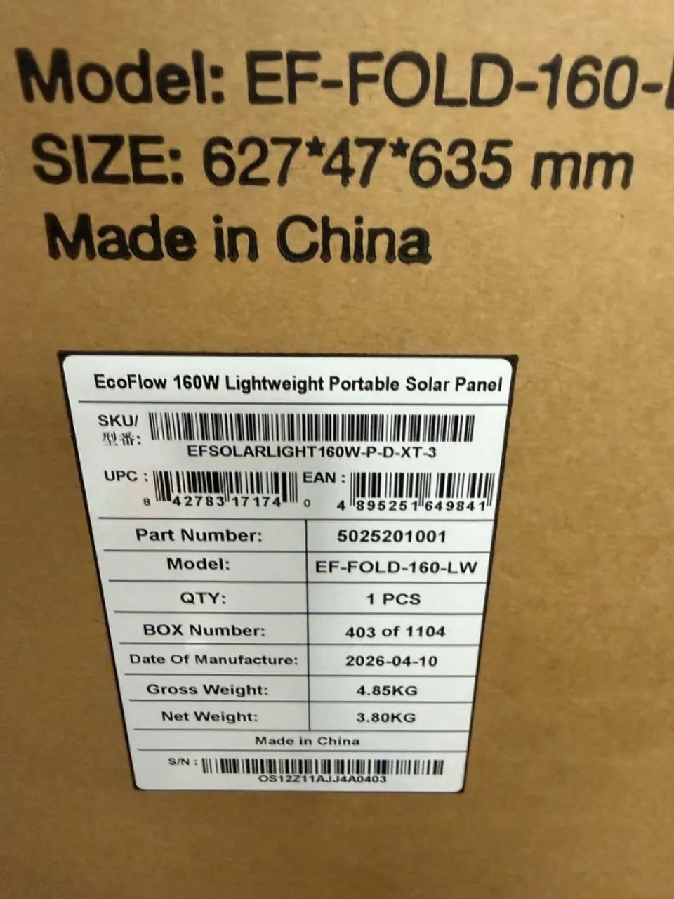 placa Solar móvel EcoFlow 160 W NOVA na caixa !!!! IMPERDÍVEL !!!!! - Foto 4