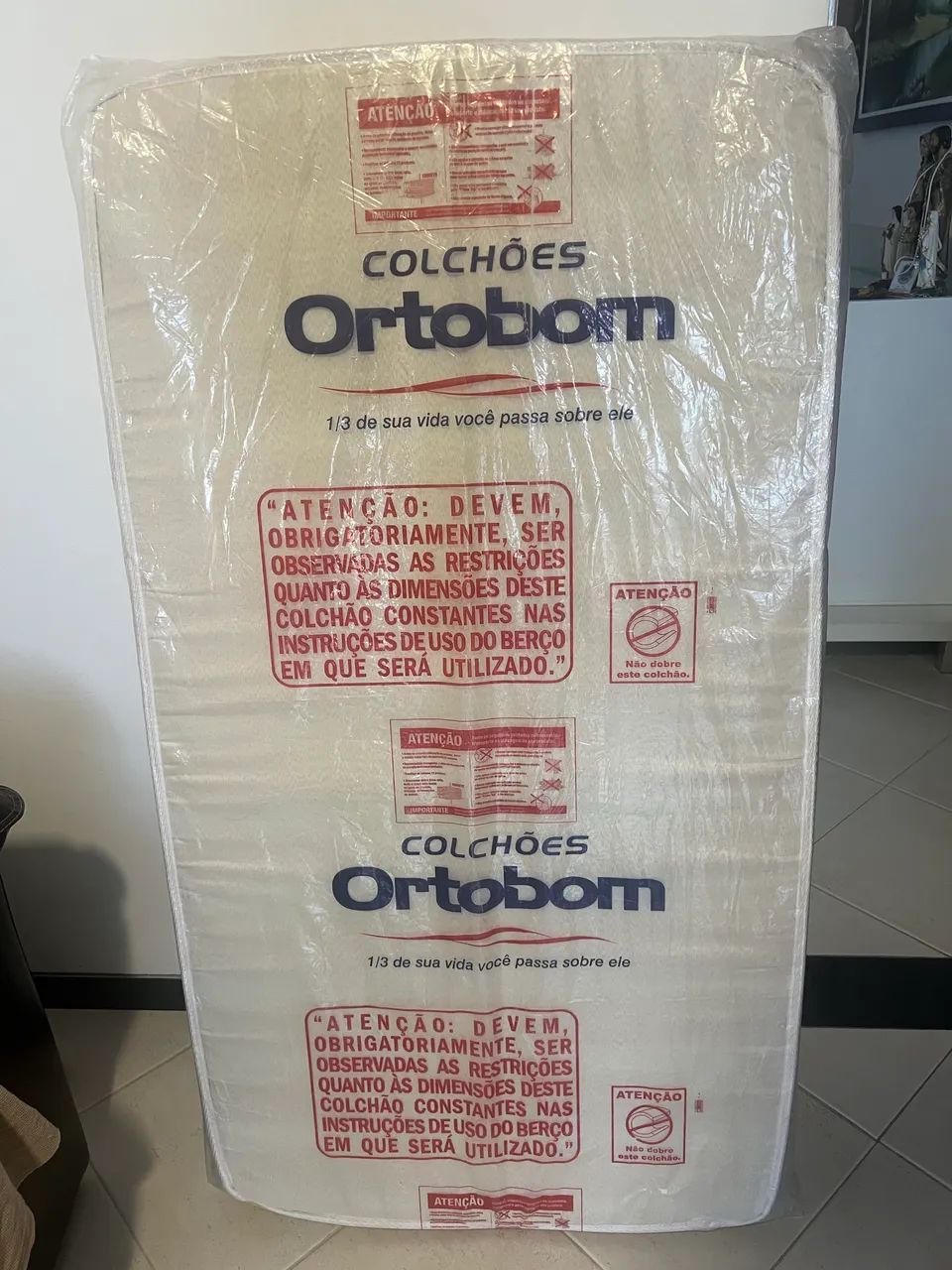 Colchão de berço infantil