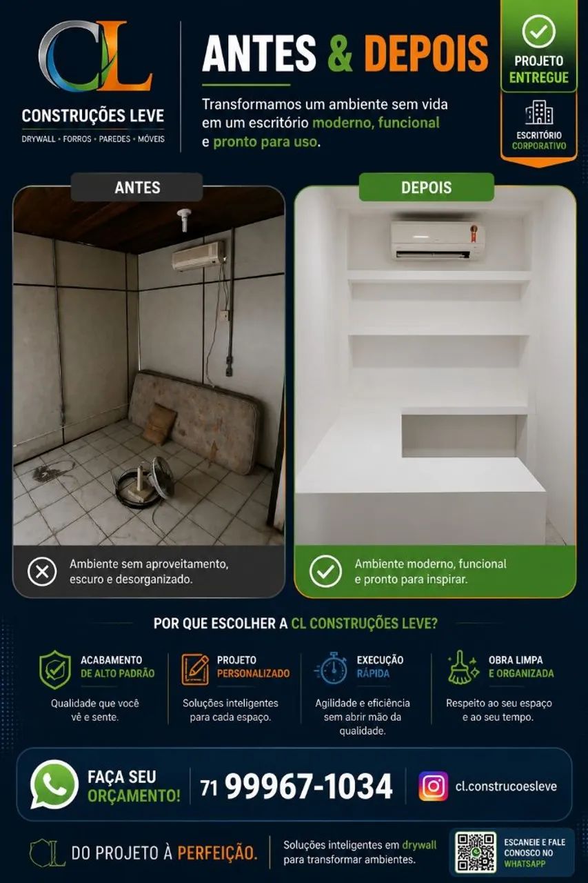 Serviços em Drywall.