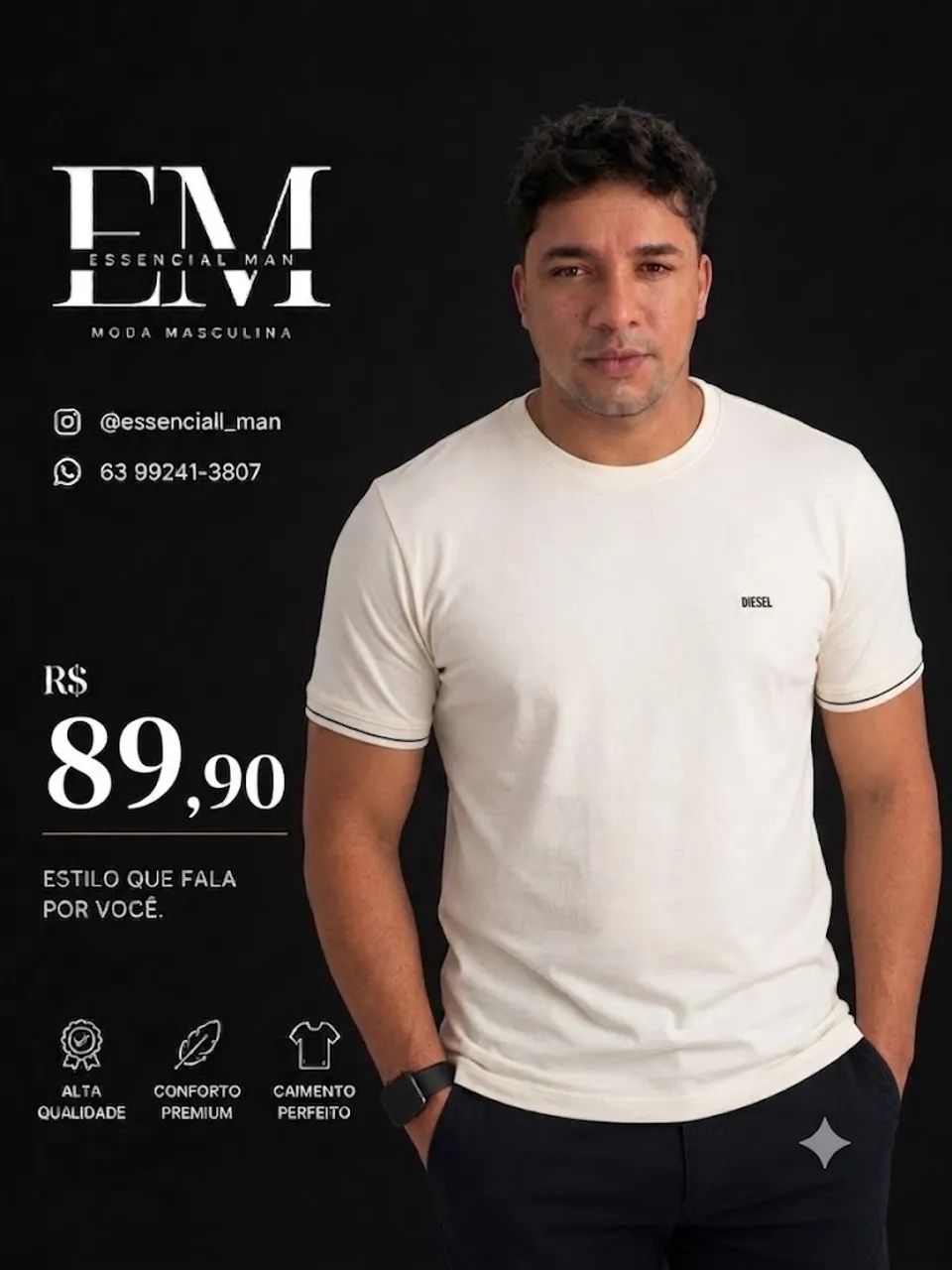 Camisa masculina  - Foto 2