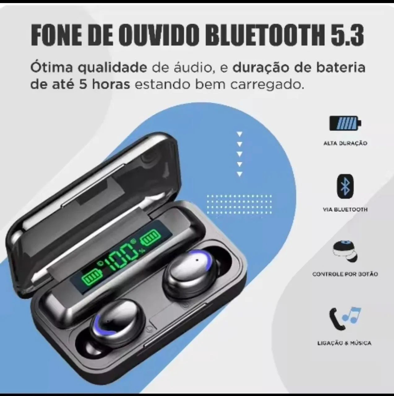 Fone de Ouvido Bluetooth  - Foto 4