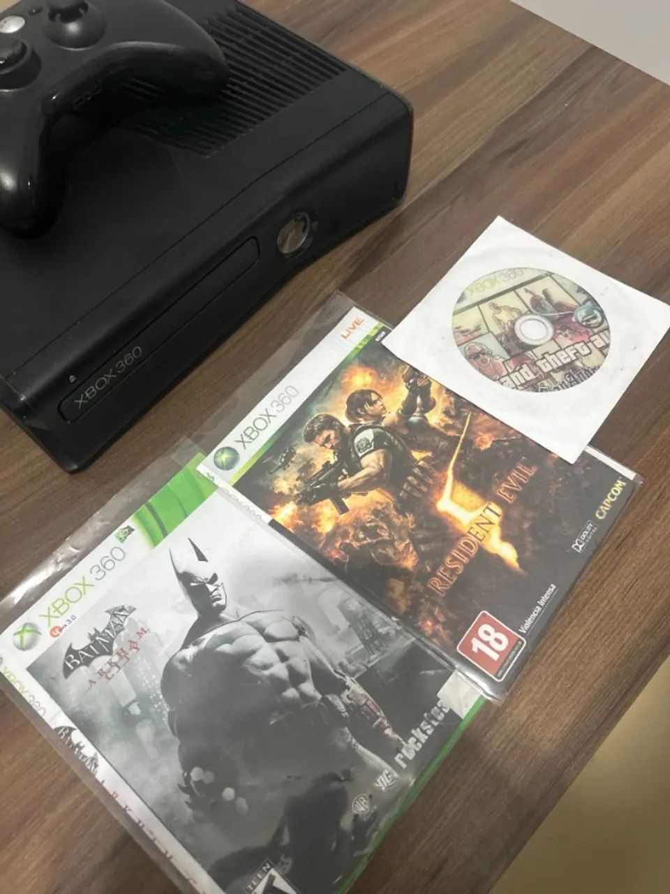 XBOX 360 Desbloq. com Controle e jogos - Foto 5