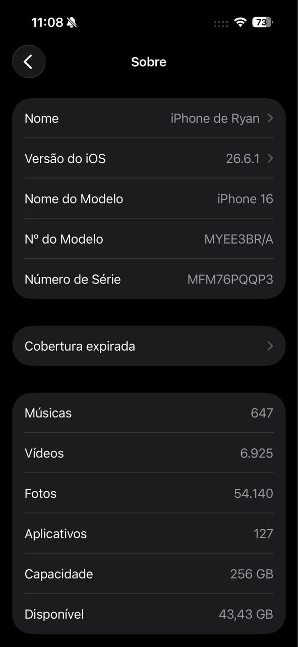 iPhone 16 256GB Preto Impecável, com Caixa e Nota Fiscal - Foto 3