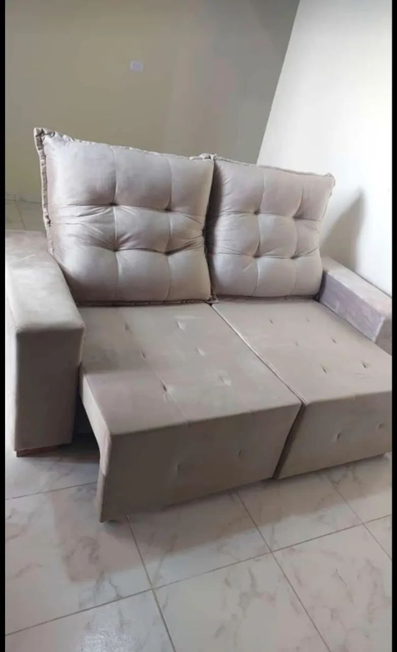 Sofá retrátil e reclinável promoção 