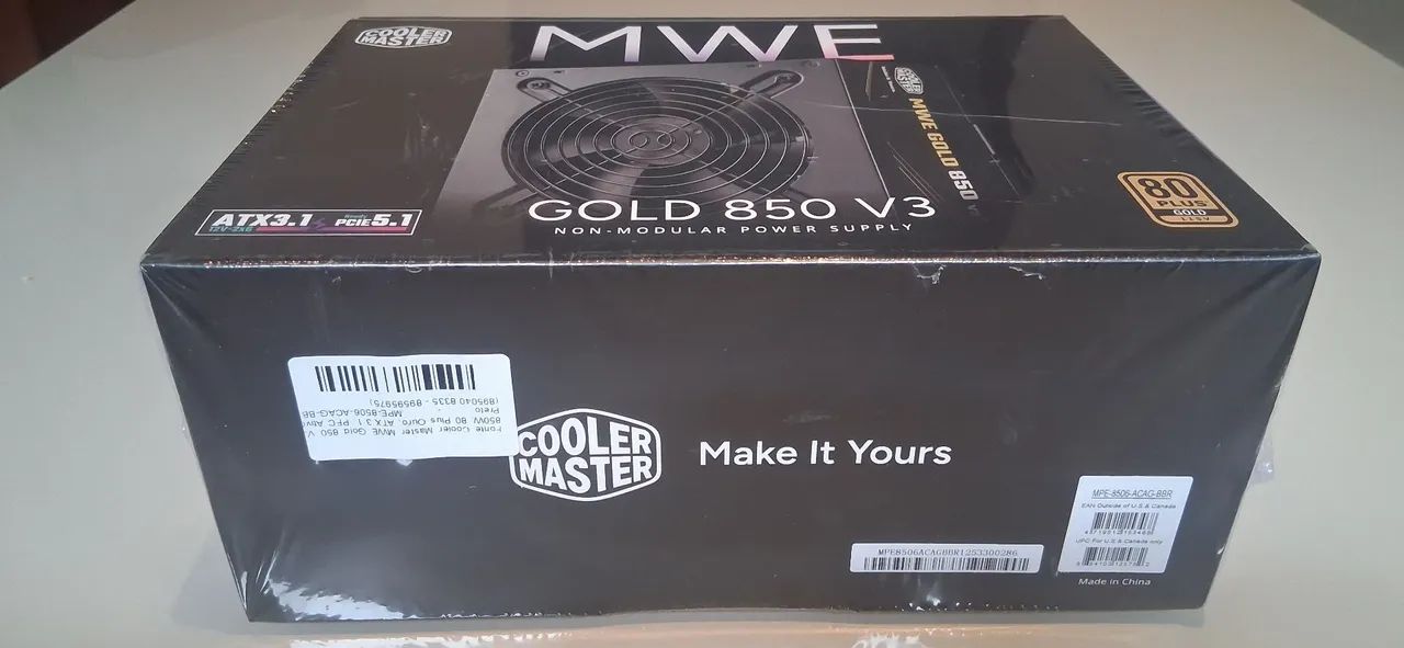FONTE COOLER MASTER MWE GOLD 850W - Foto 3
