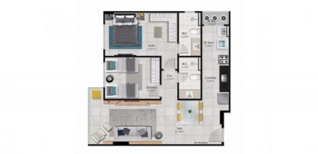 Apartamento para venda em vitória, santa helena, 2 dormitórios, 1 suíte, 2 banheiros, 2 va - Foto 15