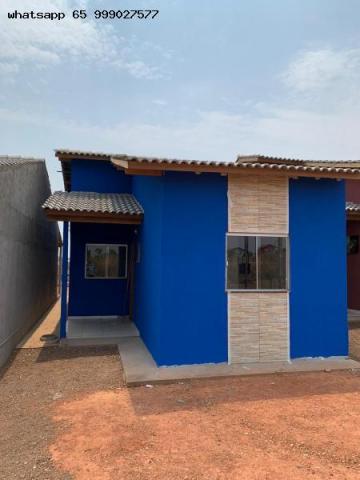 Casa para venda em várzea grande, novo mundo, 3 dormitórios, 1 banheiro, 2 vagas - Foto 4