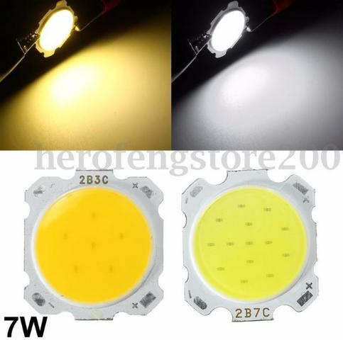 COD-CP48 KIT 2 Unidades - Leds COB 7W Branco Frio Arduino Automação Robotica