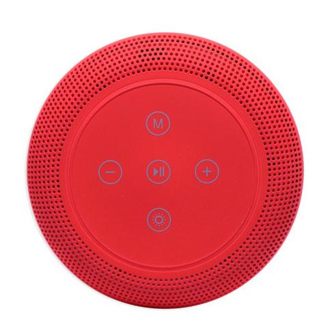 Caixa de Som Bluetooth Led 5w MY-002 Tomate Carregador por Indução Abajur Luminária - Foto 6