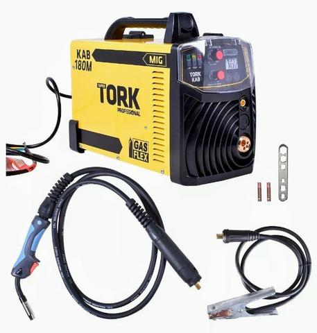 Inversora de Solda Mig 180a com ou sem gás TORK Im-8150/5K 220v - Foto 2
